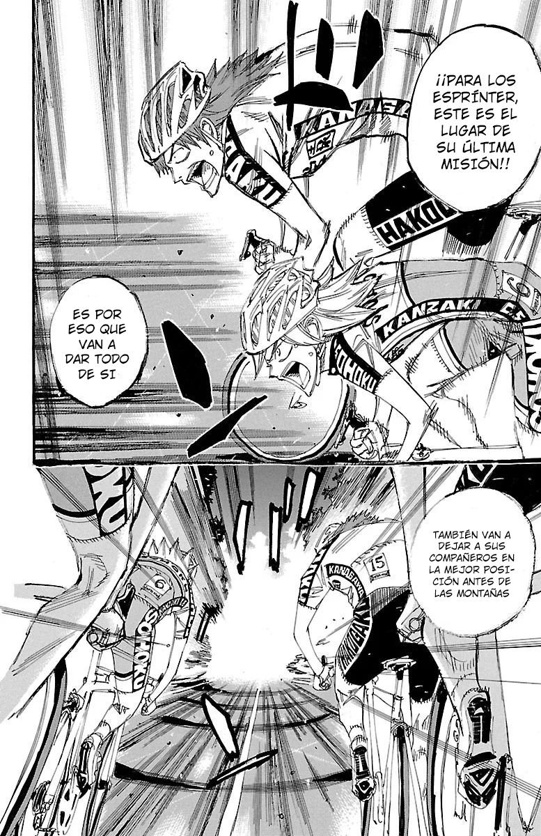 Yowamushi Pedal Capitulo 453: La colisión de los últimos 3 Km página 8