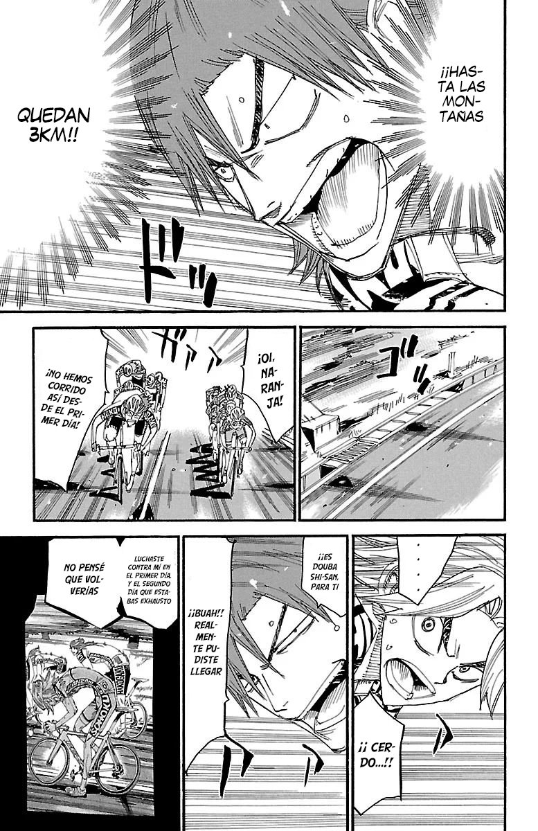 Yowamushi Pedal Capitulo 453: La colisión de los últimos 3 Km página 9