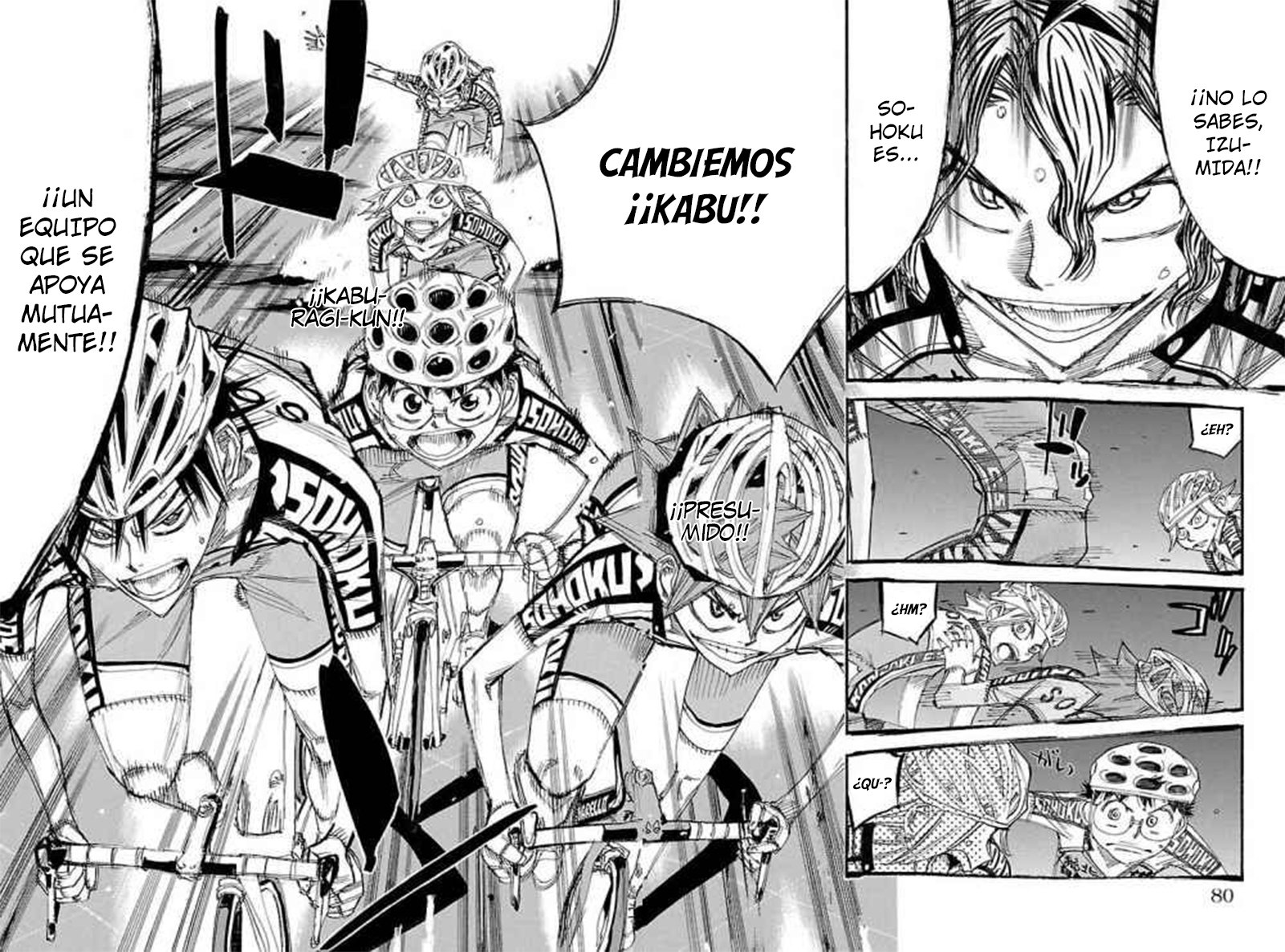 Yowamushi Pedal Capitulo 454: ¡¡Un equipo que se apoya mutuamente!! página 12