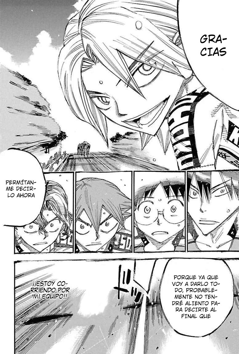 Yowamushi Pedal Capitulo 454: ¡¡Un equipo que se apoya mutuamente!! página 17