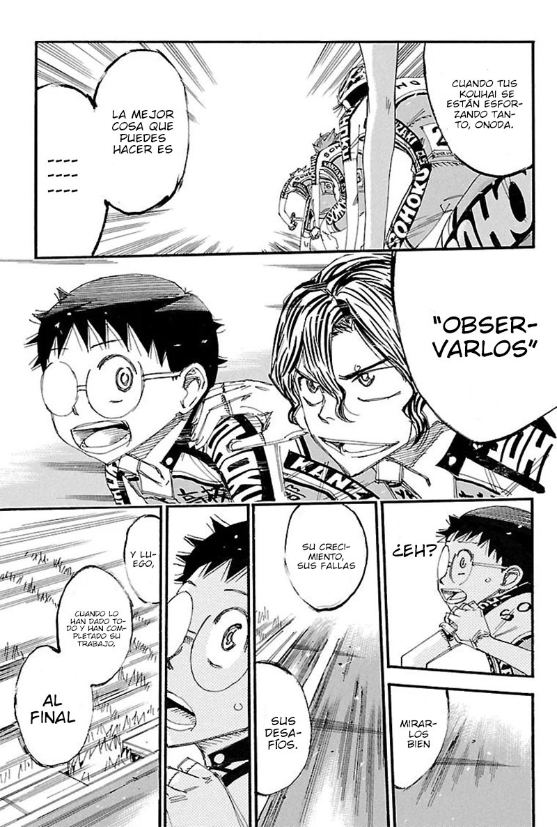 Yowamushi Pedal Capitulo 455: El papel de un senpai página 16