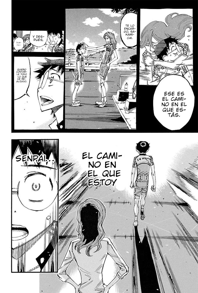 Yowamushi Pedal Capitulo 455: El papel de un senpai página 18