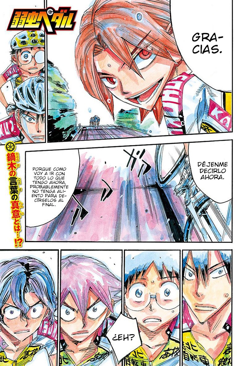 Yowamushi Pedal Capitulo 455: El papel de un senpai página 2