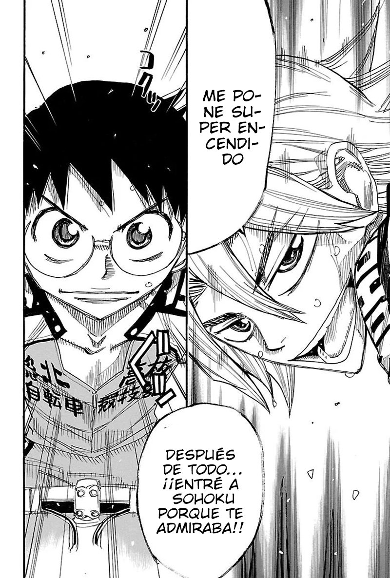 Yowamushi Pedal Capitulo 455: El papel de un senpai página 22