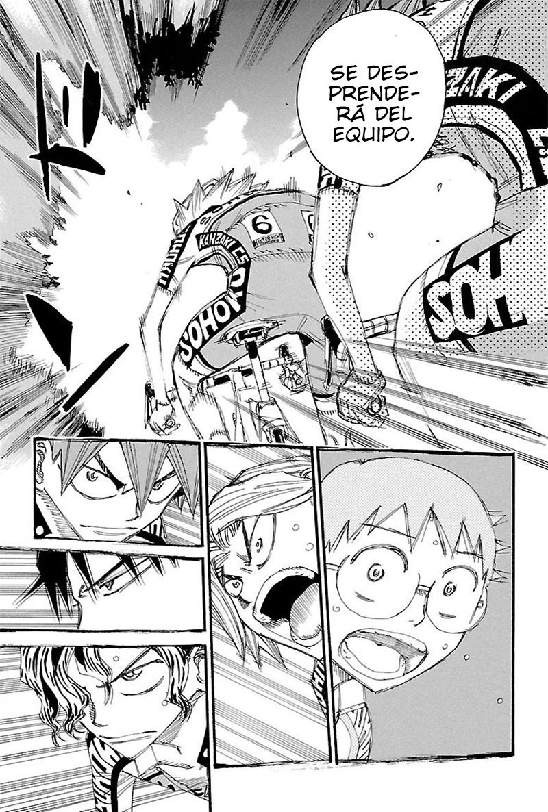 Yowamushi Pedal Capitulo 455: El papel de un senpai página 8