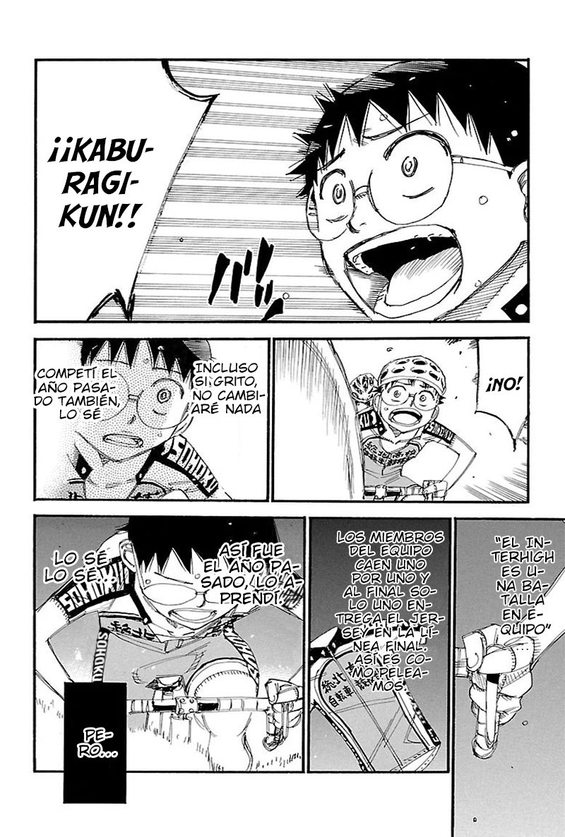 Yowamushi Pedal Capitulo 455: El papel de un senpai página 9
