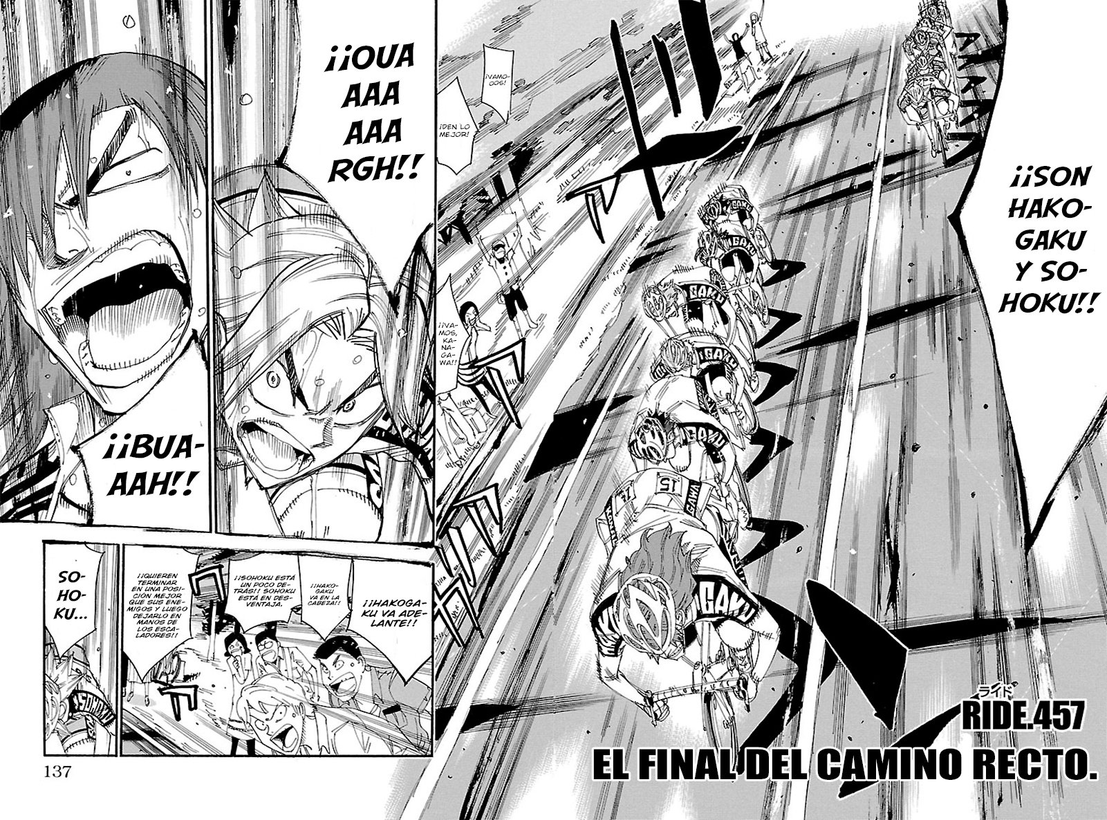 Yowamushi Pedal Capitulo 457: El final del camino recto página 3