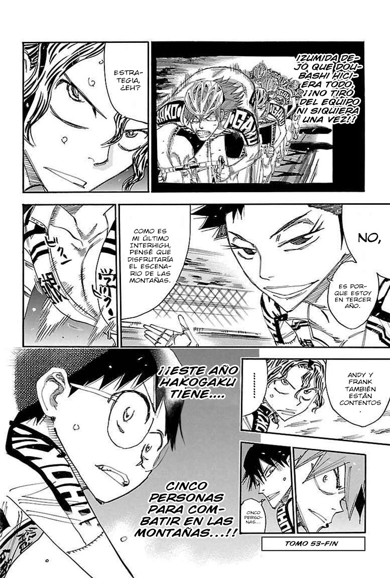 Yowamushi Pedal Capitulo 458: ¡Los escaladores avanzan! página 22
