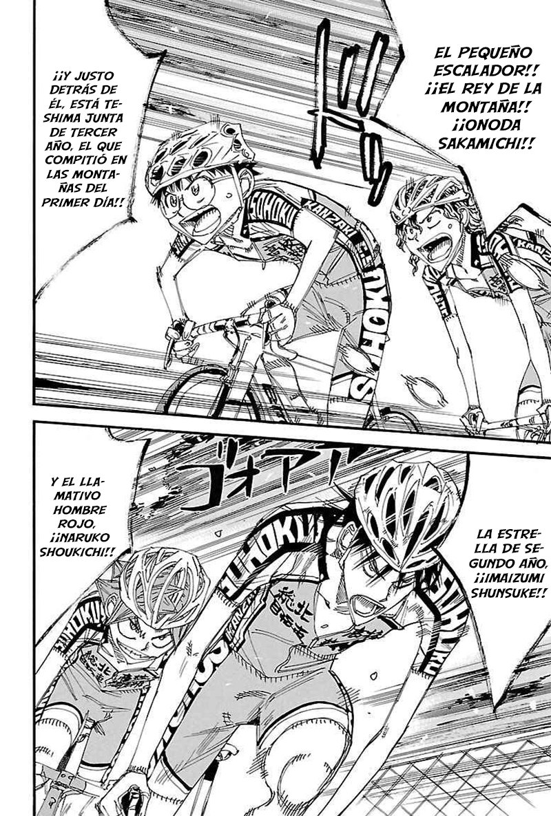 Yowamushi Pedal Capitulo 458: ¡Los escaladores avanzan! página 6