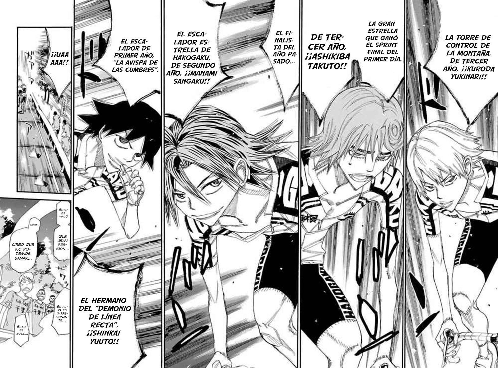 Yowamushi Pedal Capitulo 458: ¡Los escaladores avanzan! página 8