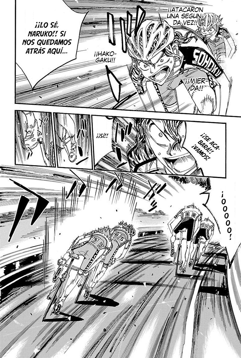 Yowamushi Pedal Capitulo 459: Ataque feroz página 15