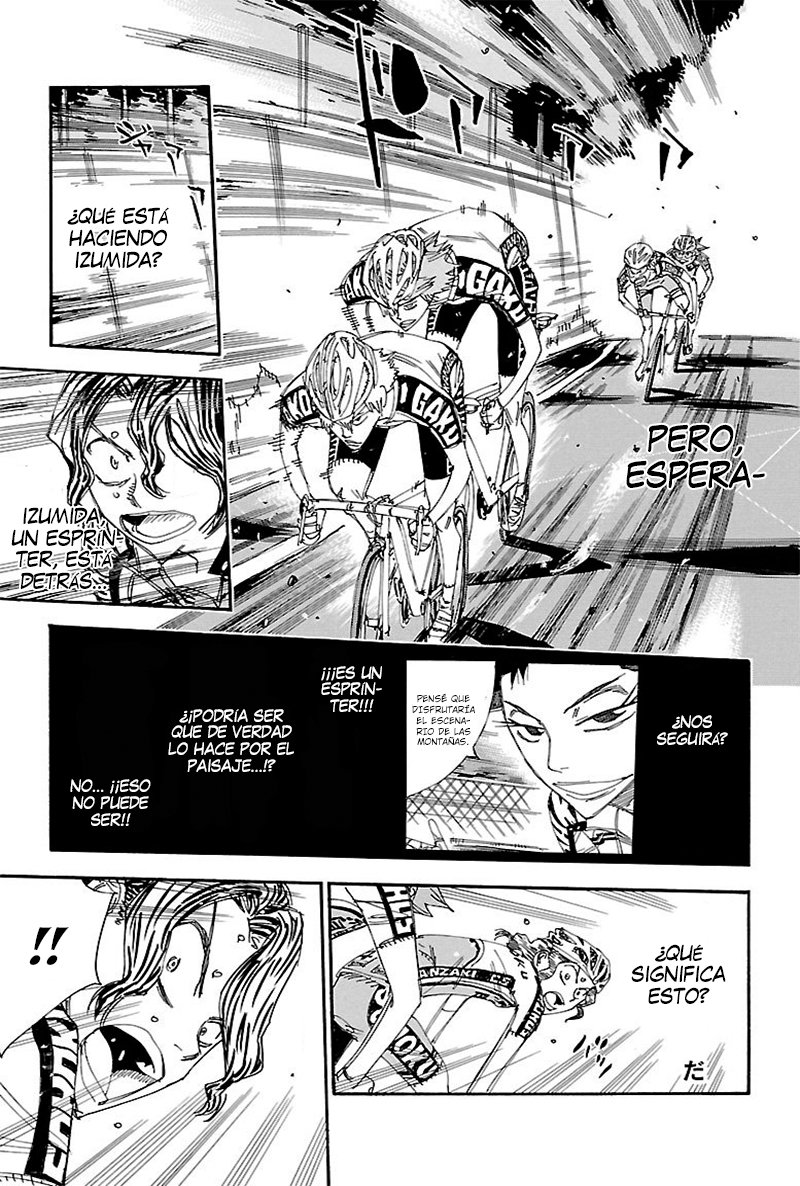 Yowamushi Pedal Capitulo 459: Ataque feroz página 16
