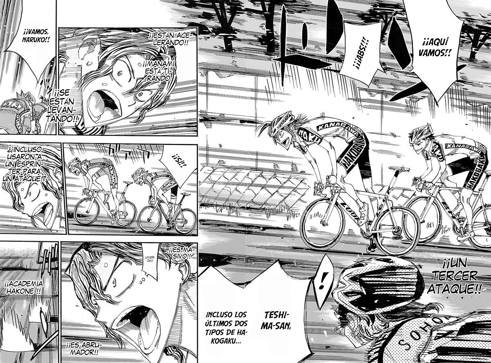Yowamushi Pedal Capitulo 459: Ataque feroz página 17