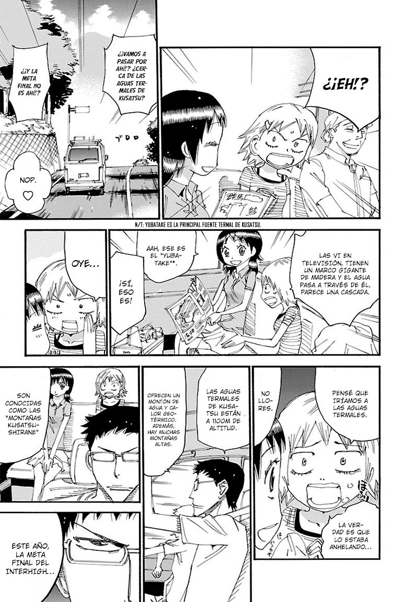 Yowamushi Pedal Capitulo 459: Ataque feroz página 9