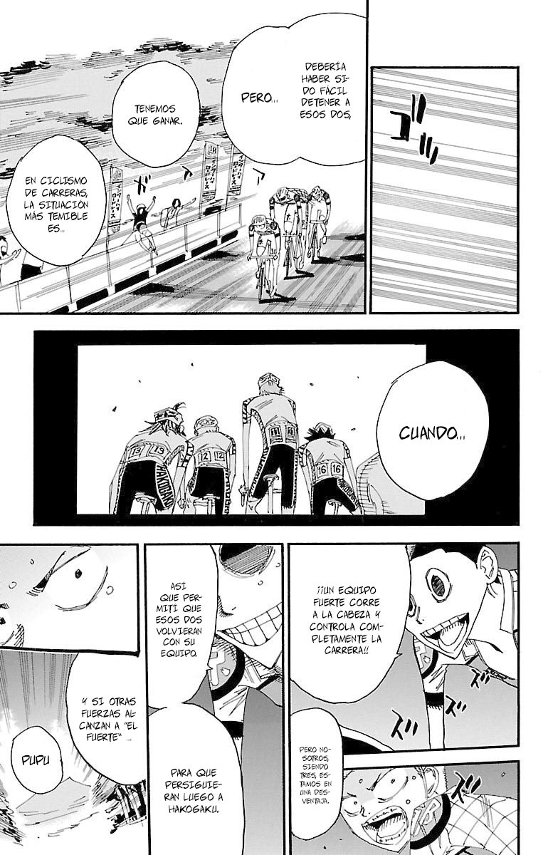 Yowamushi Pedal Capitulo 460: un ataque silencioso página 16