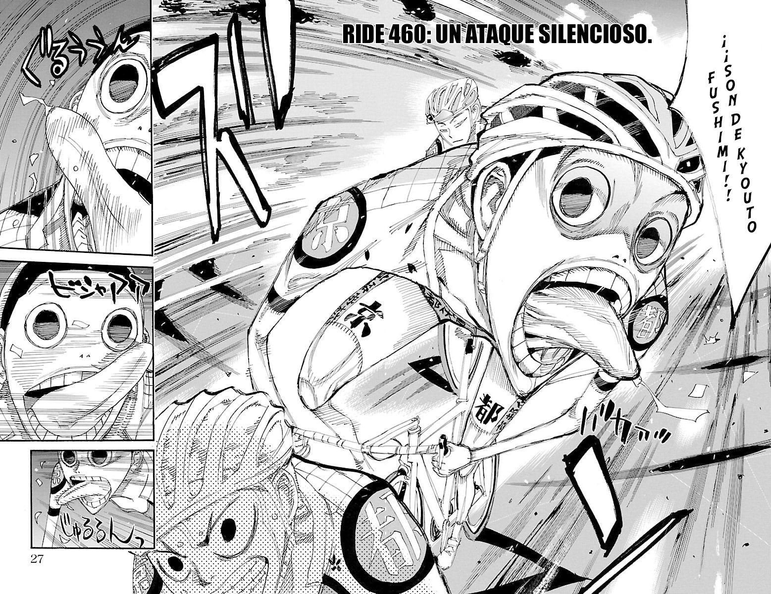 Yowamushi Pedal Capitulo 460: un ataque silencioso página 3