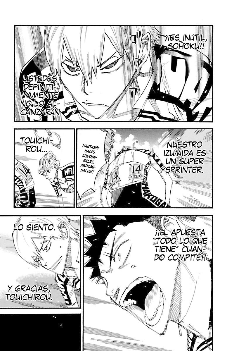 Yowamushi Pedal Capitulo 462: Nuevas voces. página 8