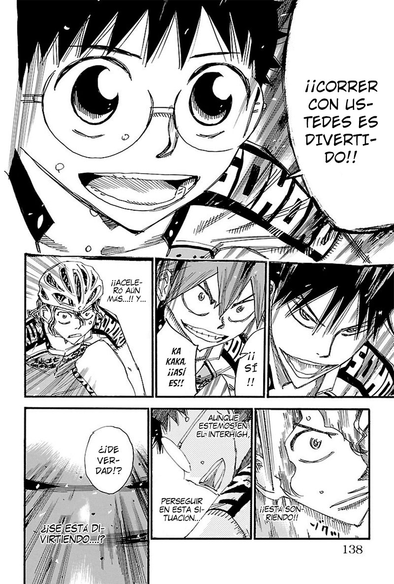 Yowamushi Pedal Capitulo 465: Sakamichi a máxima velocidad página 14