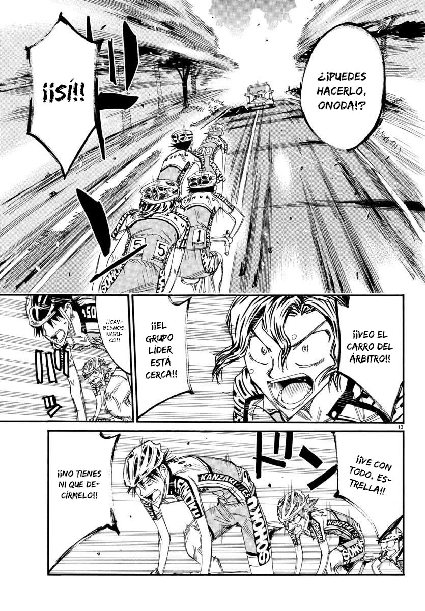 Yowamushi Pedal Capitulo 466: Las órdenes de Teshima página 14