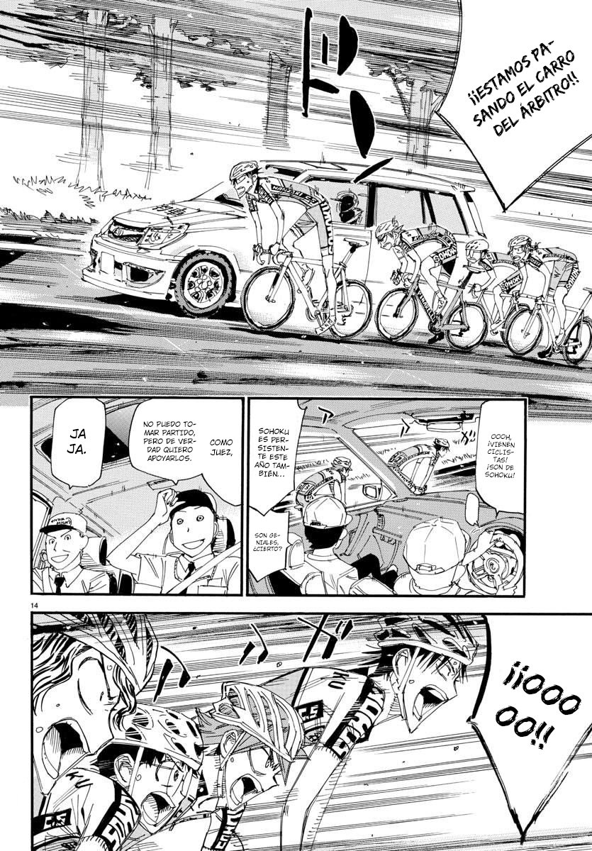 Yowamushi Pedal Capitulo 466: Las órdenes de Teshima página 15