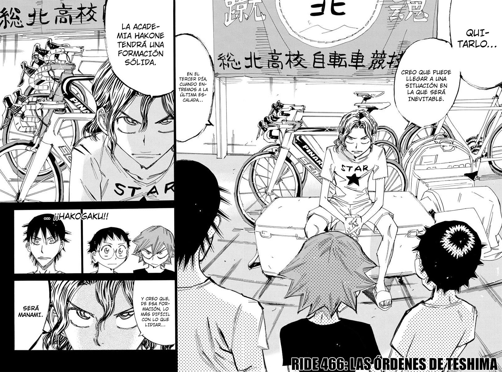 Yowamushi Pedal Capitulo 466: Las órdenes de Teshima página 6