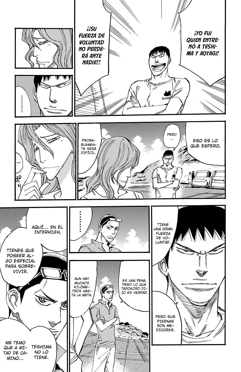 Yowamushi Pedal Capitulo 467: La bandera de Sohoku página 10