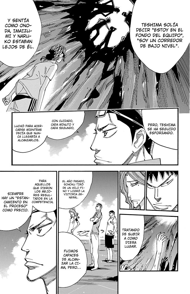 Yowamushi Pedal Capitulo 467: La bandera de Sohoku página 12