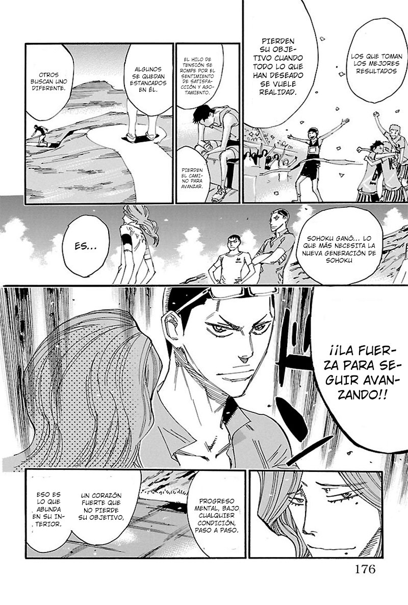Yowamushi Pedal Capitulo 467: La bandera de Sohoku página 13