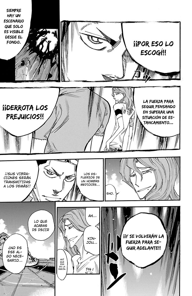 Yowamushi Pedal Capitulo 467: La bandera de Sohoku página 14