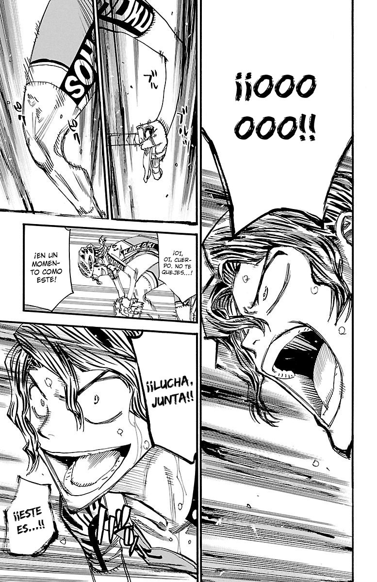 Yowamushi Pedal Capitulo 467: La bandera de Sohoku página 16