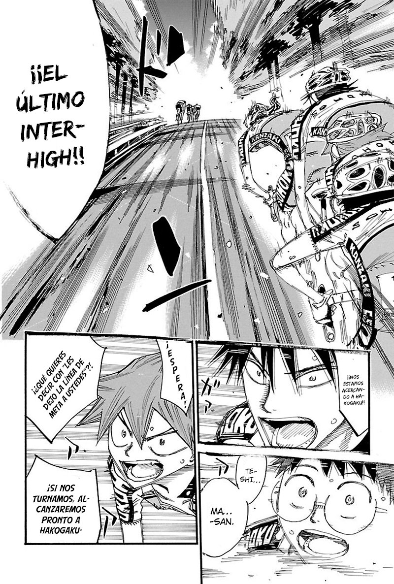 Yowamushi Pedal Capitulo 467: La bandera de Sohoku página 17