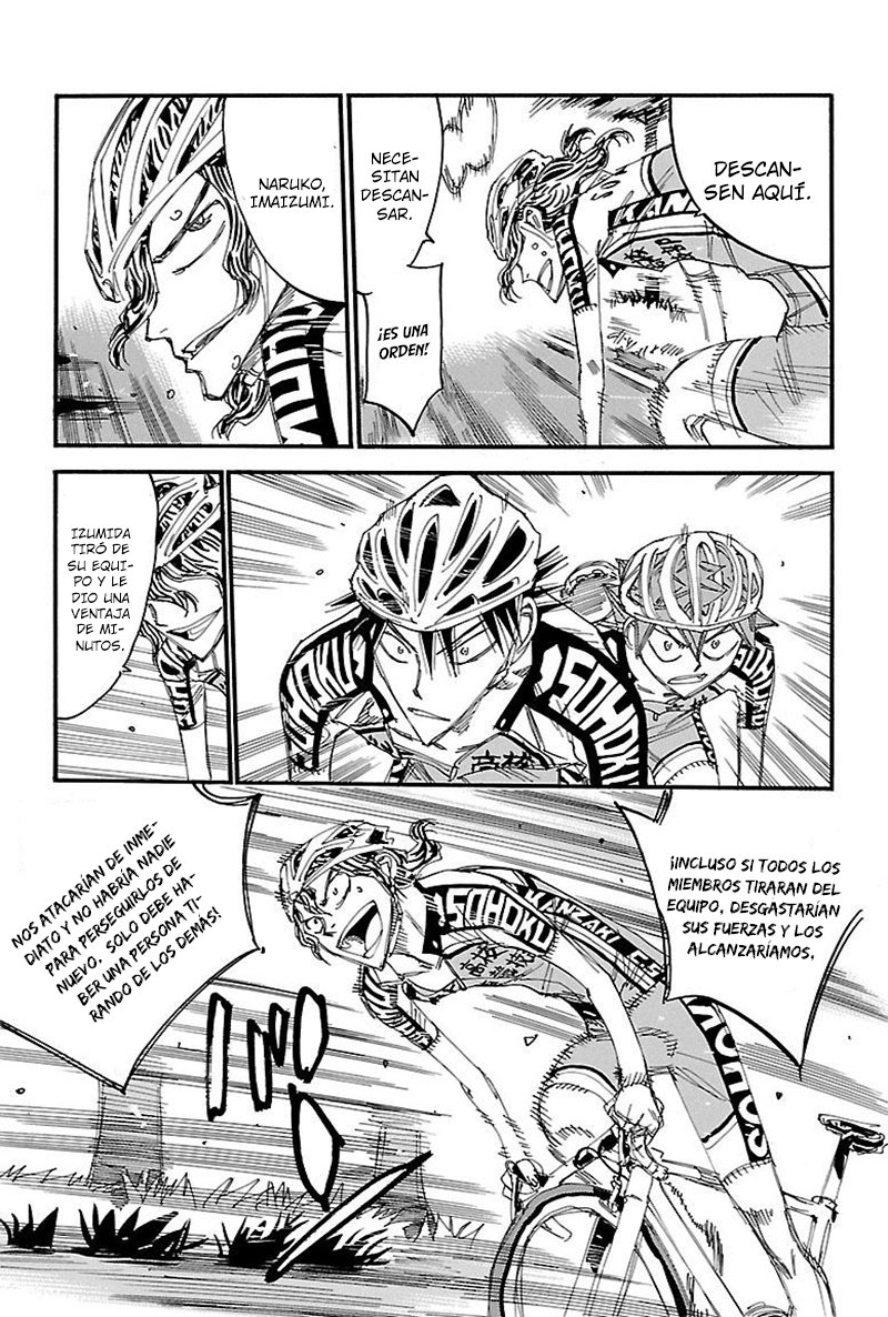 Yowamushi Pedal Capitulo 467: La bandera de Sohoku página 18
