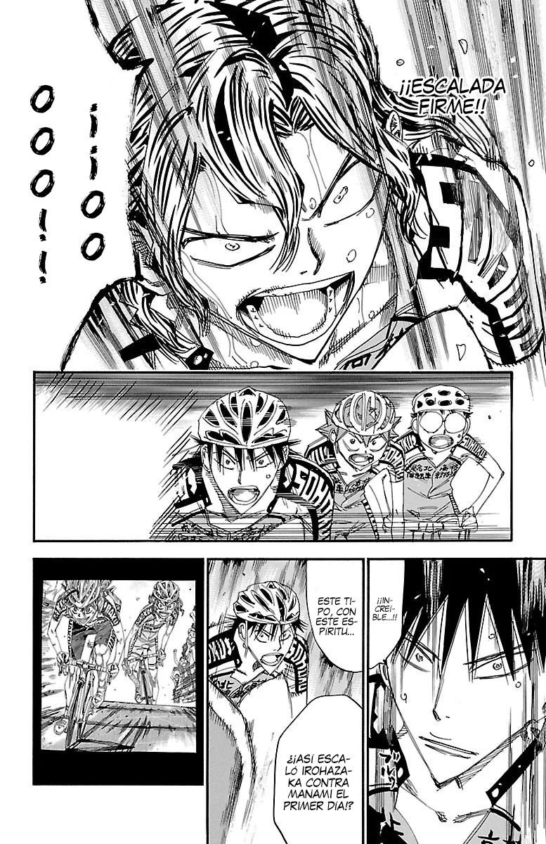Yowamushi Pedal Capitulo 467: La bandera de Sohoku página 24