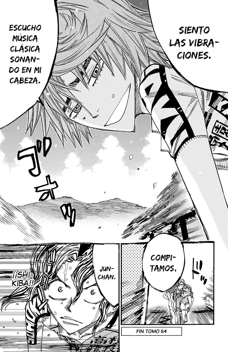Yowamushi Pedal Capitulo 467: La bandera de Sohoku página 27