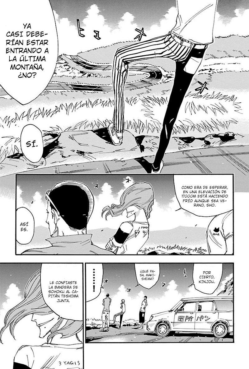 Yowamushi Pedal Capitulo 467: La bandera de Sohoku página 7