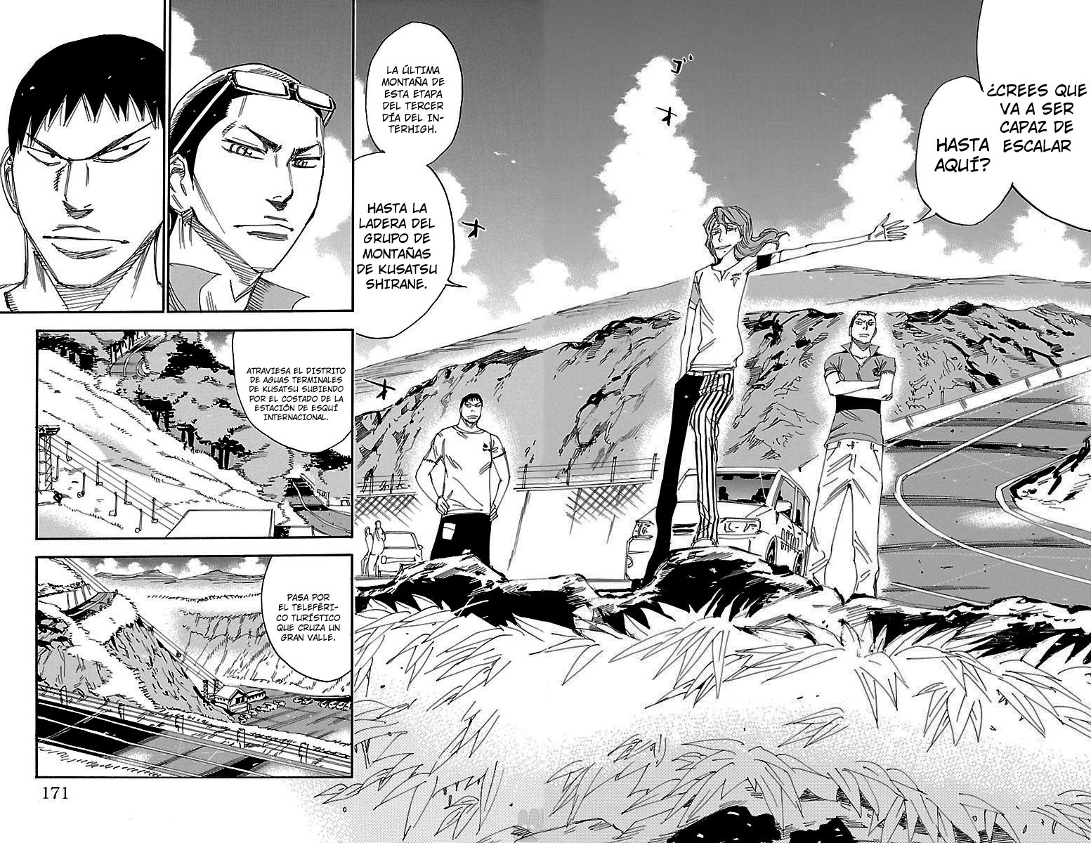 Yowamushi Pedal Capitulo 467: La bandera de Sohoku página 8