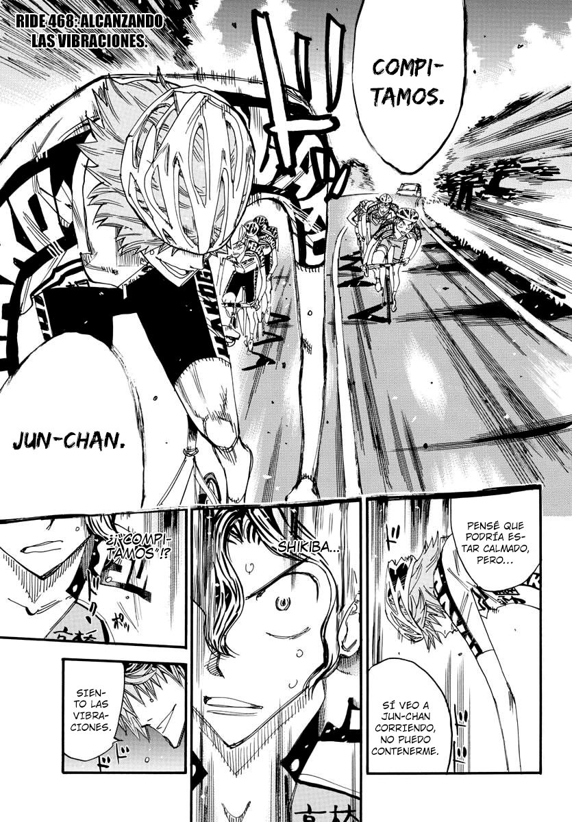 Yowamushi Pedal Capitulo 468: Alcanzando las vibraciones página 8
