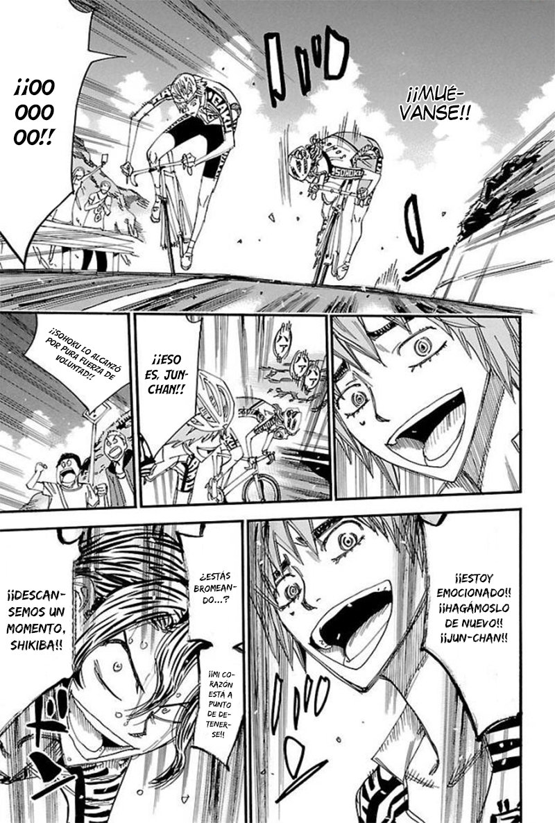 Yowamushi Pedal Capitulo 469: Las dos personas en la cabeza página 8