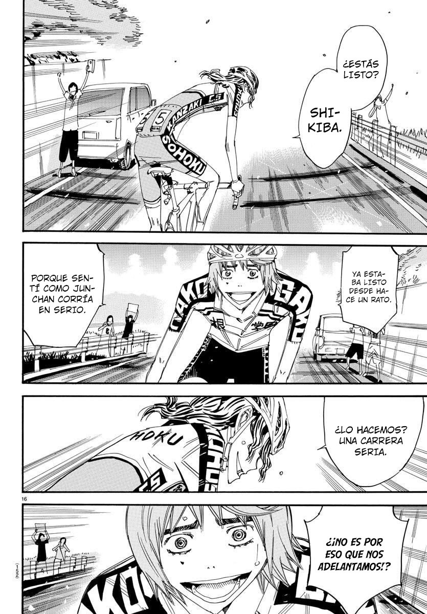 Yowamushi Pedal Capitulo 470: La estrella de la secundaria Minami página 15