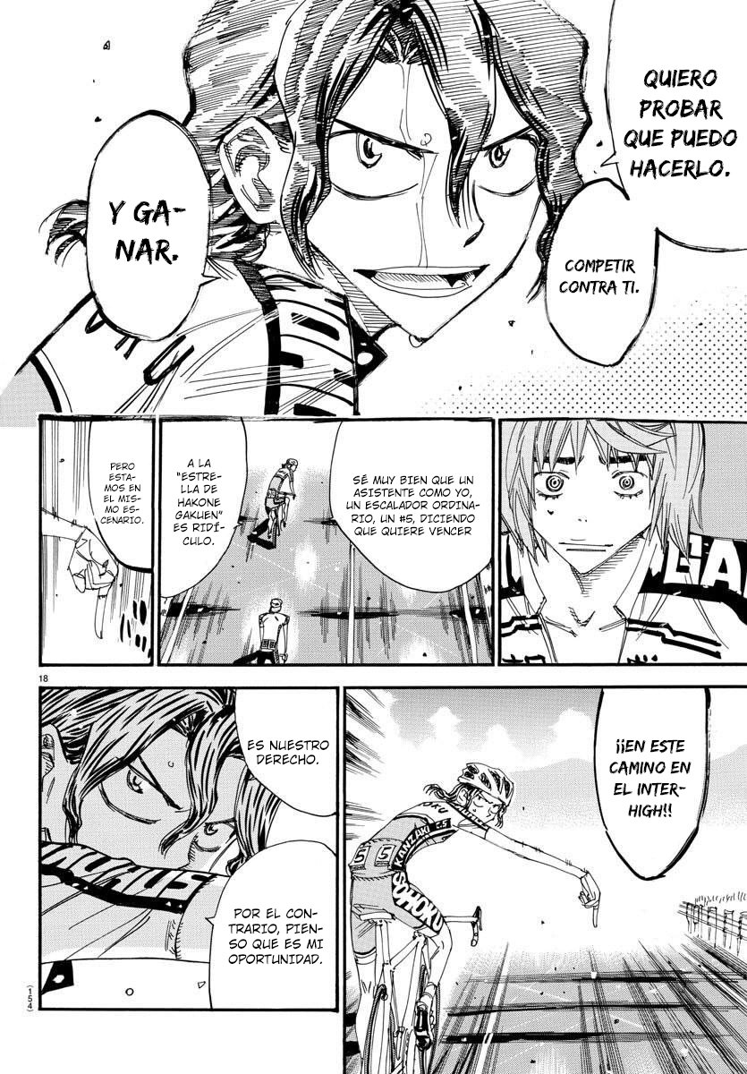 Yowamushi Pedal Capitulo 470: La estrella de la secundaria Minami página 17