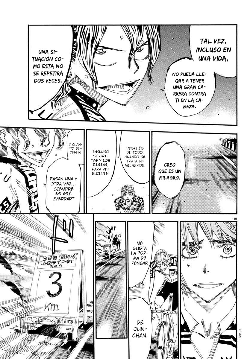 Yowamushi Pedal Capitulo 470: La estrella de la secundaria Minami página 18