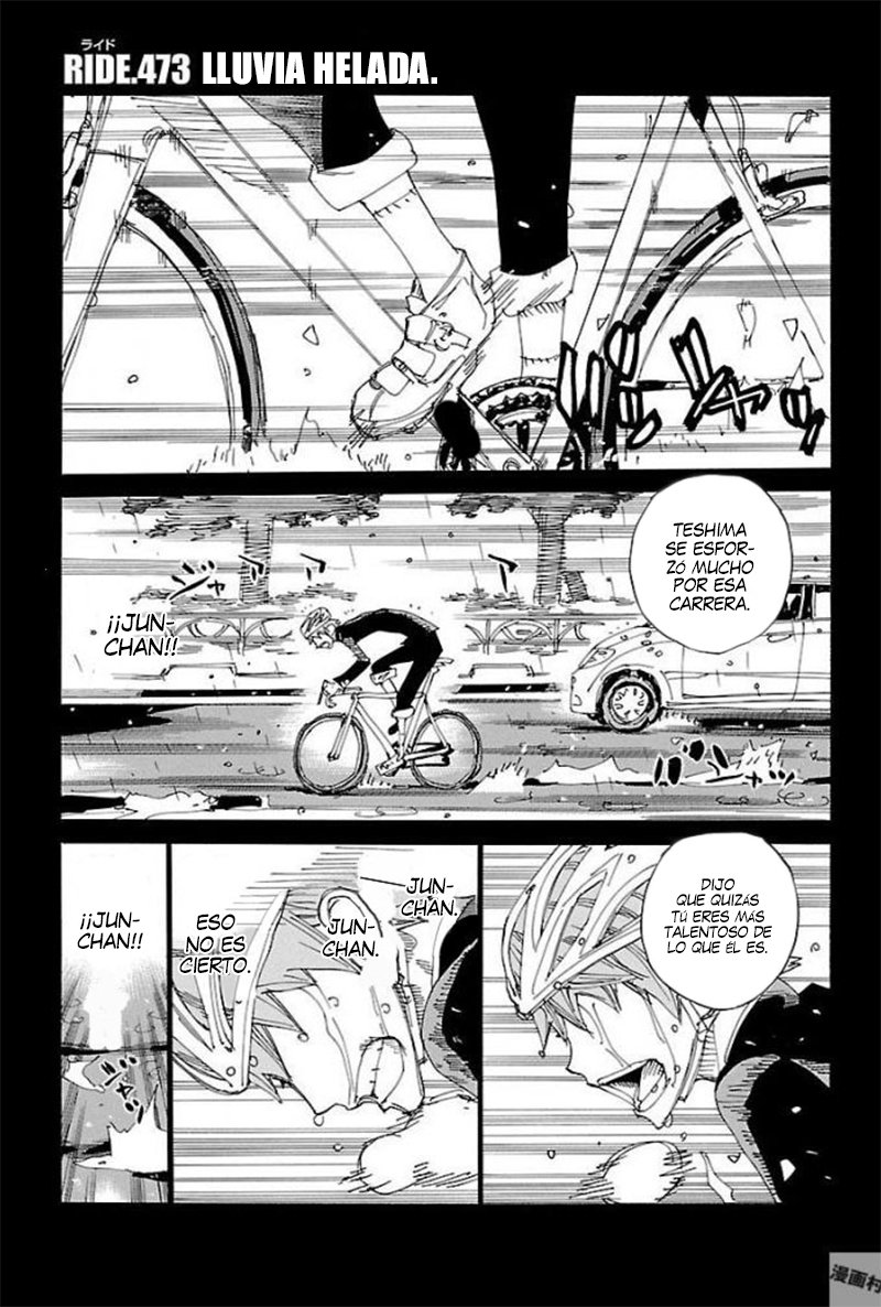 Yowamushi Pedal Capitulo 473: Lluvia helada página 2
