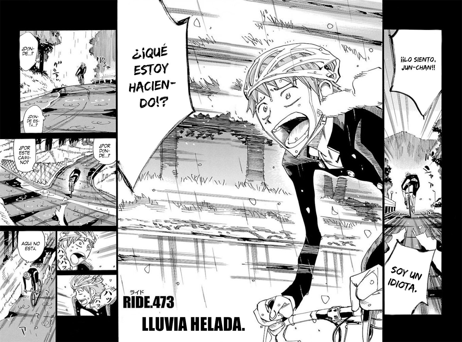 Yowamushi Pedal Capitulo 473: Lluvia helada página 3