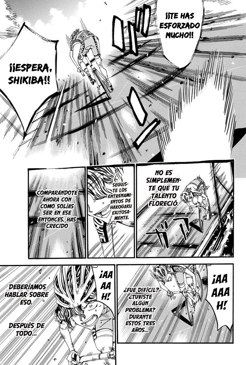 Yowamushi Pedal Capitulo 474: Vibraciones resonantes página 14