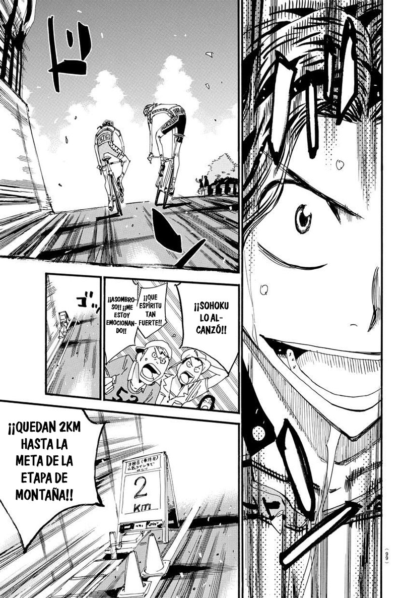 Yowamushi Pedal Capitulo 474: Vibraciones resonantes página 18