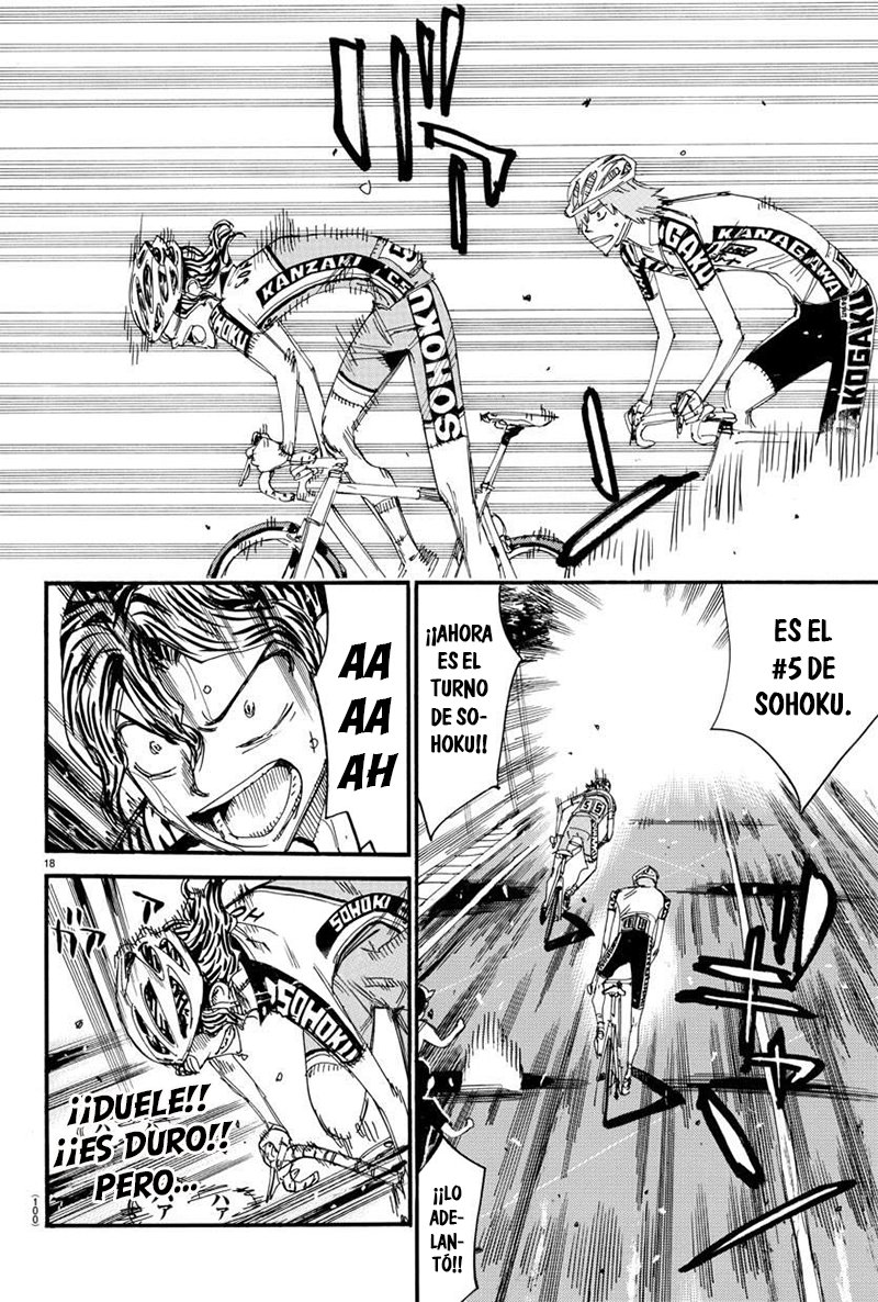 Yowamushi Pedal Capitulo 474: Vibraciones resonantes página 19