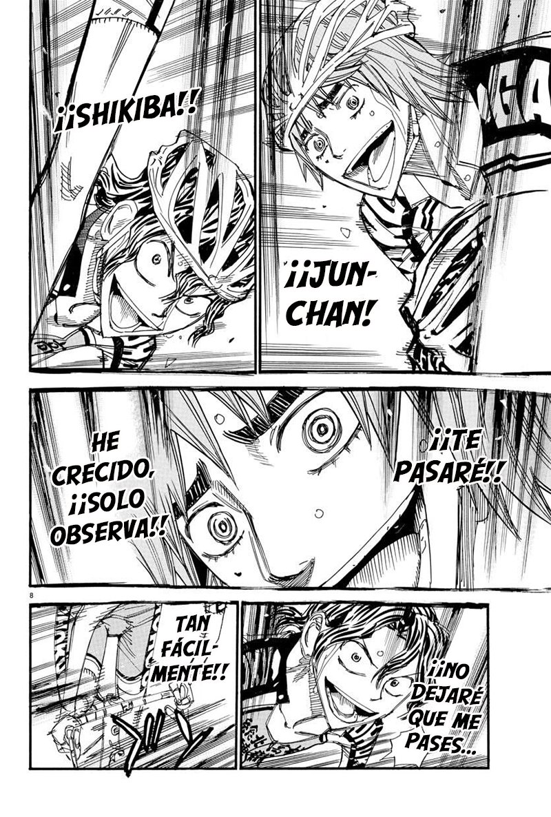 Yowamushi Pedal Capitulo 474: Vibraciones resonantes página 9