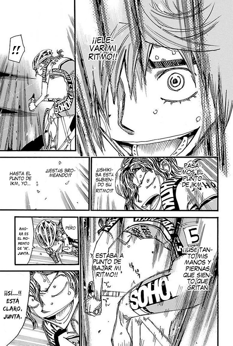 Yowamushi Pedal Capitulo 475: La batalla de los últimos 1.5Km. página 13