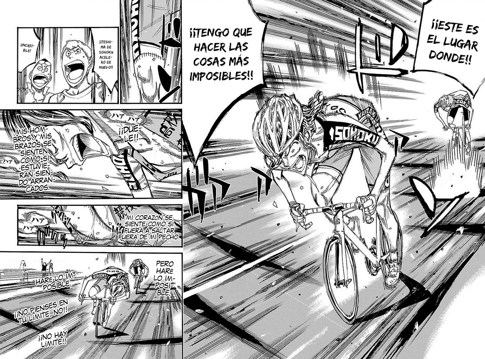 Yowamushi Pedal Capitulo 475: La batalla de los últimos 1.5Km. página 14