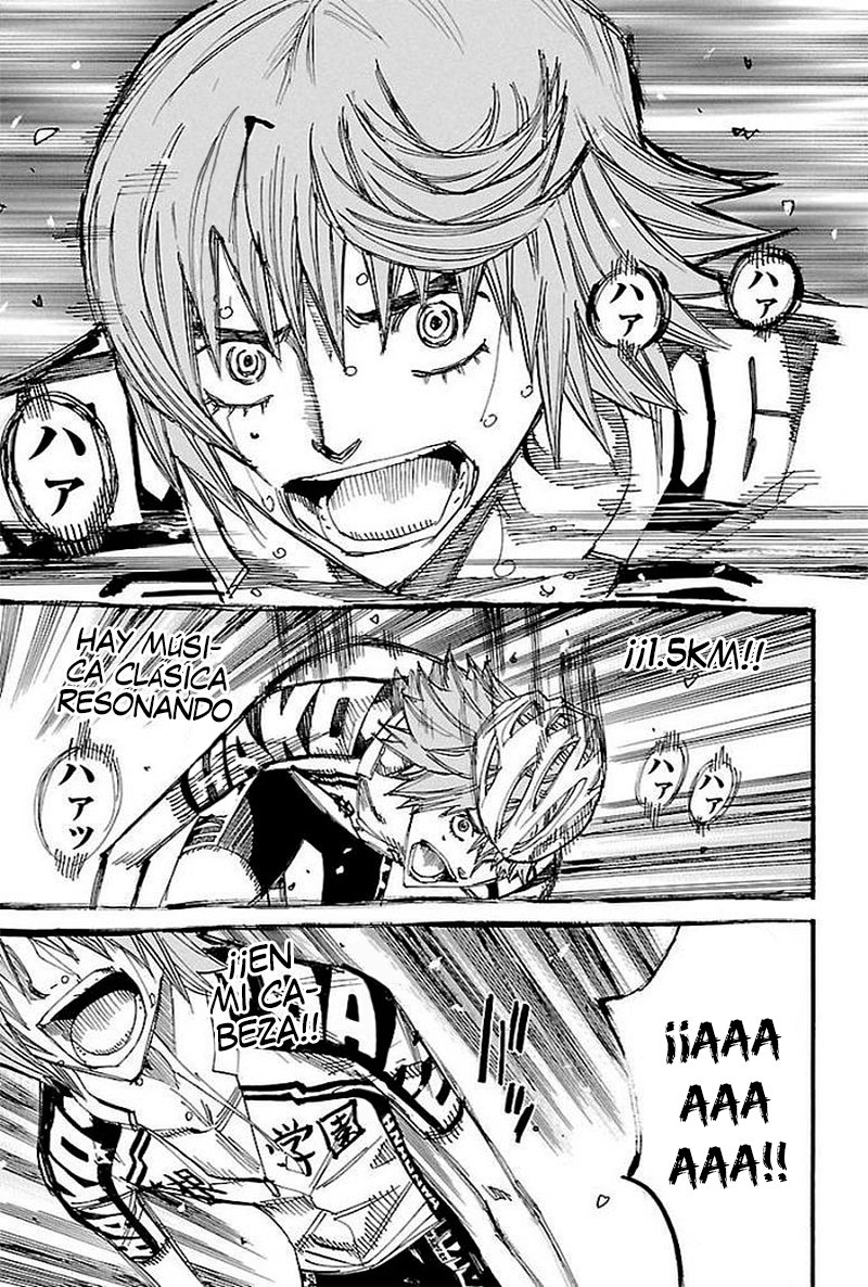 Yowamushi Pedal Capitulo 475: La batalla de los últimos 1.5Km. página 6